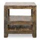 Small solid wood table