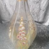 Carafe en verre émaillé theodore legras