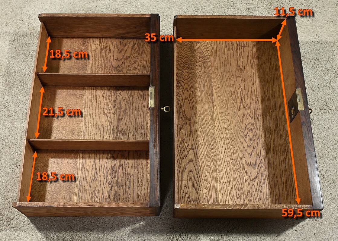 Rosewood veneer chest of drawers, Art Nouveau – 1920