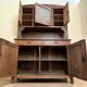 2-body art deco buffet in solid wood circa 1940