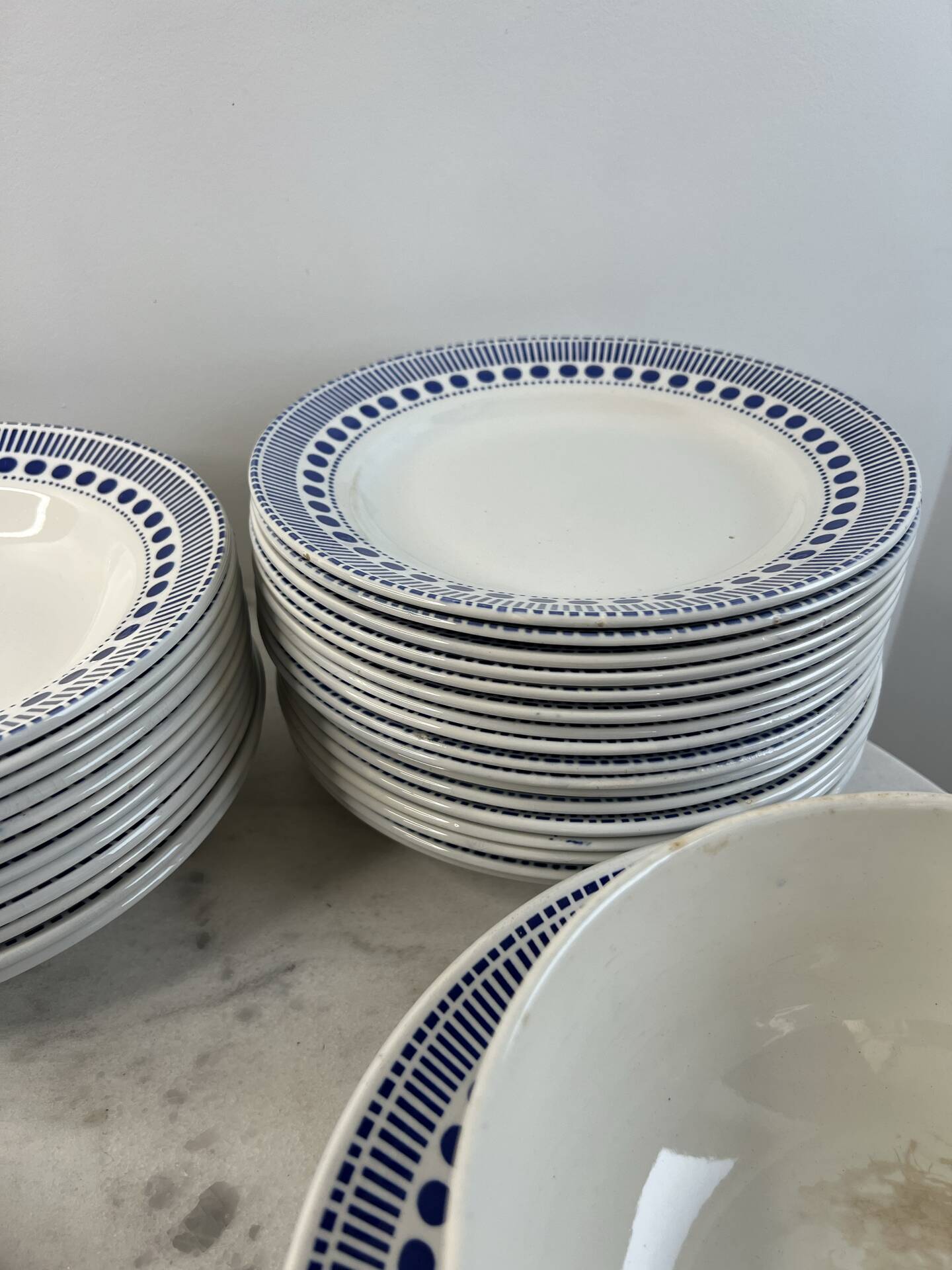 Service de table Sarreguemines collection Béatrice, 33 pièces