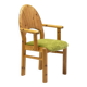 The Modern Scandinavian Oregon Pine Mid-Modern Dining Set - 4 Accent Chairs and 2 Armchairs