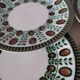 Set of 6 plates a dessert Boch model Walnut