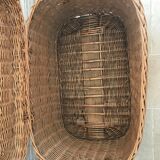Vintage wicker chest 85 cm
