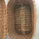 Vintage wicker chest 85 cm
