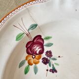 Service de table aux Fleurs peintes Faïencerie de Longchamp Monaco Années 60