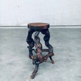 Handmade Vinewood and Oak Bar Stool, 1950s