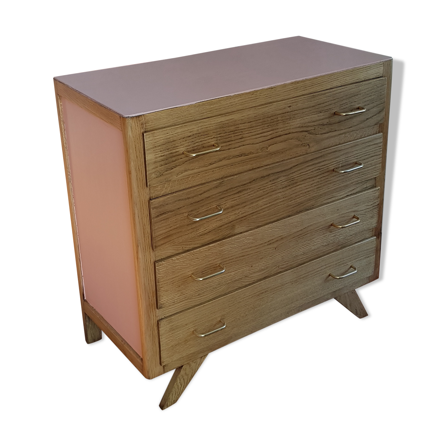 Vintage compass foot dresser