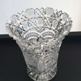 Bohemian crystal vase from the 60s and 70s