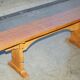 Pair of vintage dining room benches by Robert Mouseman Thompson