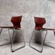 pair of vintage Flötotto chairs in pagwood 1970
