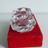 Pair of salters, crystal, Baccarat