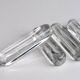 Set of 10 knife rests in a Daum France box, crystal, 1960s.