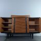 Enfilade rajmund hałas en noyer mid-century polonais 1960s