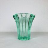 Art Deco vase Pierre d'Avesn, green color