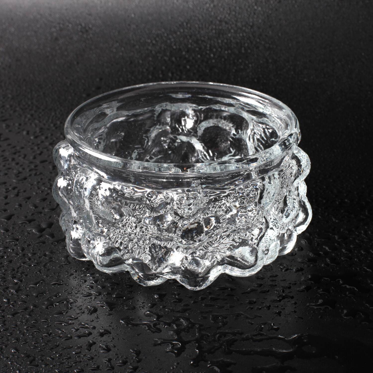Vintage Pressed Glass Bowl / Vladislav Urban Design / Czech Republic / 1968