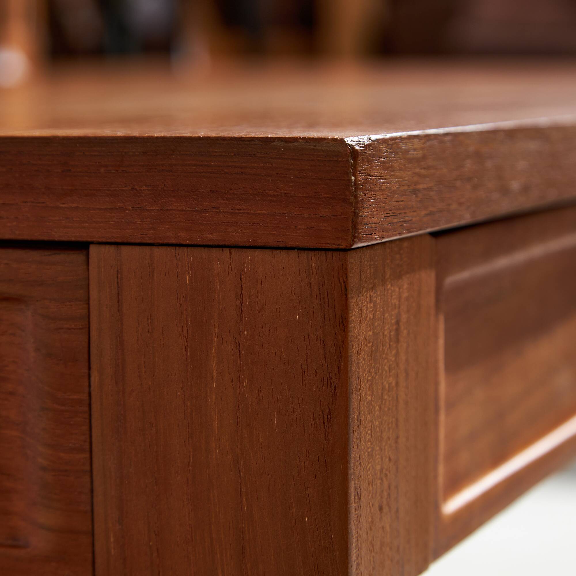 Restored Teak ‘Diplomat’ desk by Finn Juhl for France & Søn, 1950s (MK9758)