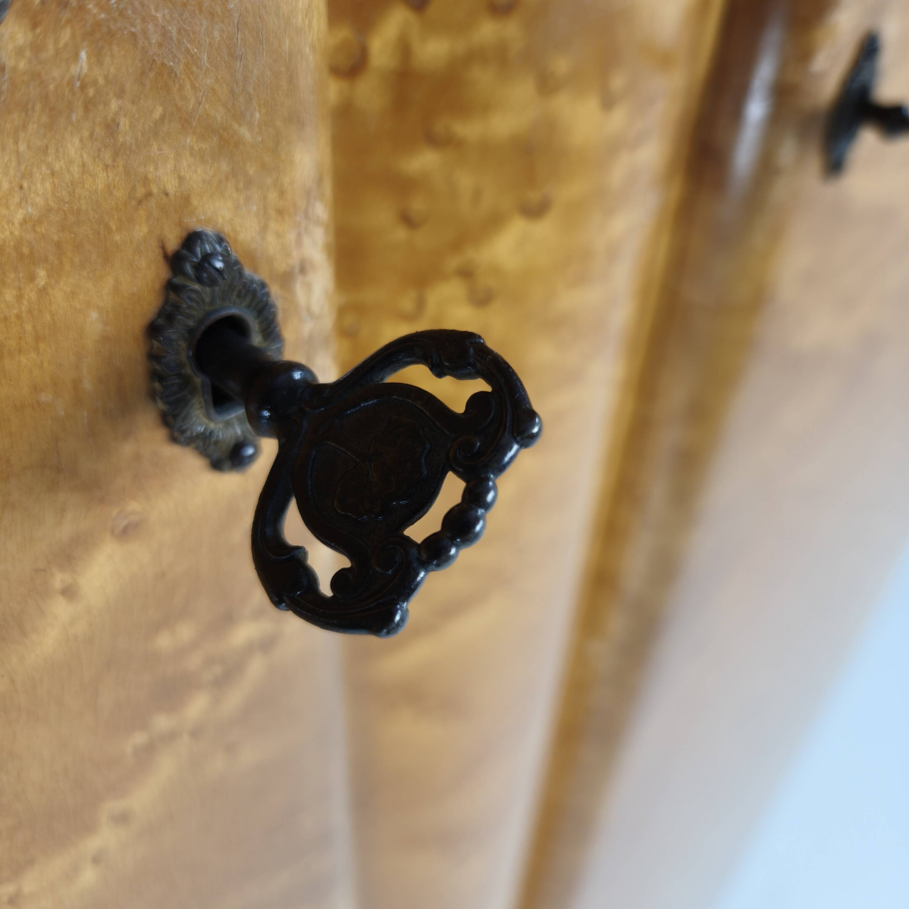 English Art Deco Gentleman’s Wardrobe by Wrighton Furniture