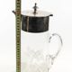 Art Deco wine jug, transparent glass, Germany, 1920s