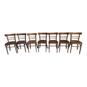 7 chaises de bistrot