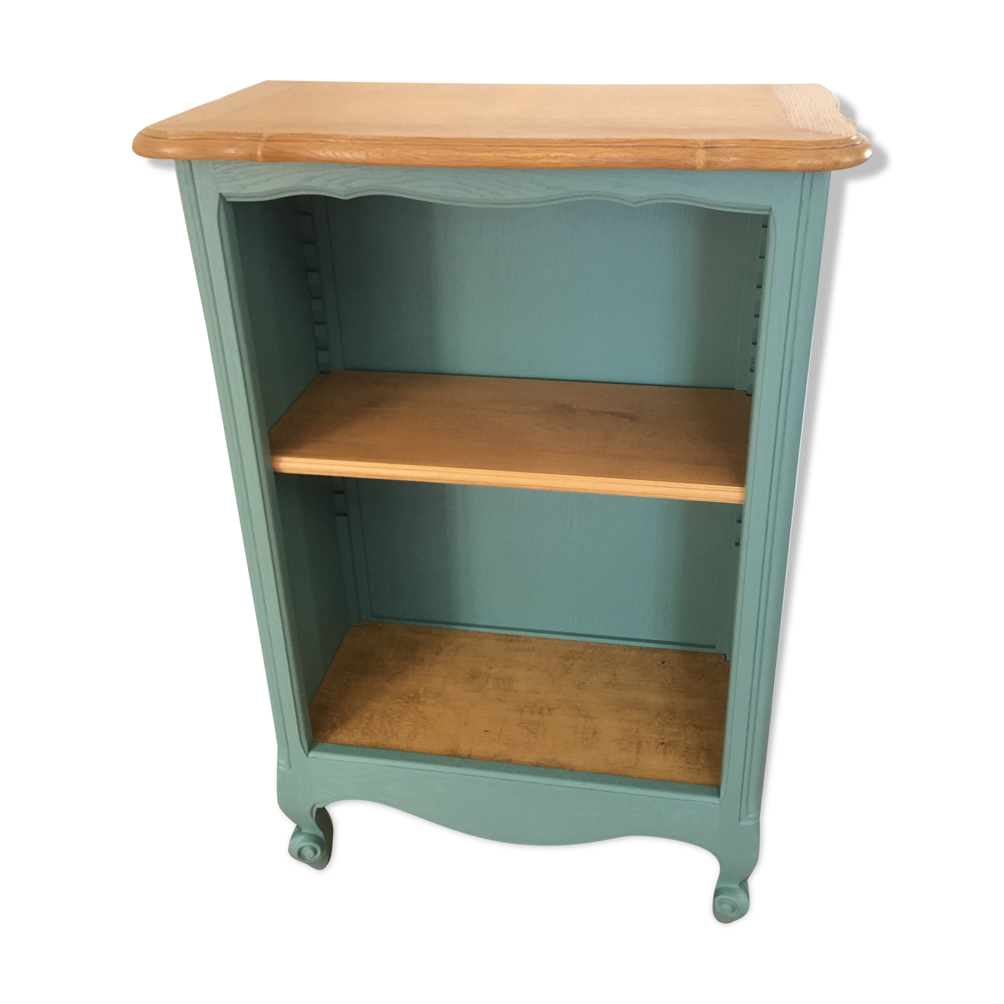 Bibus wood and celadon green