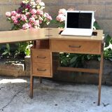 Vintage desk feet compass
