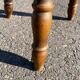 Tabouret tripode en bois tourné