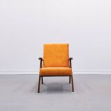 Mid Century Easy Chair Model B 310 Var in Sunset Velvet