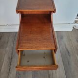 Teak bedside table with drawer - Design Sweden 1960
