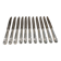 11 silver-plated dessert knives by Christofle silversmiths, Albi pattern