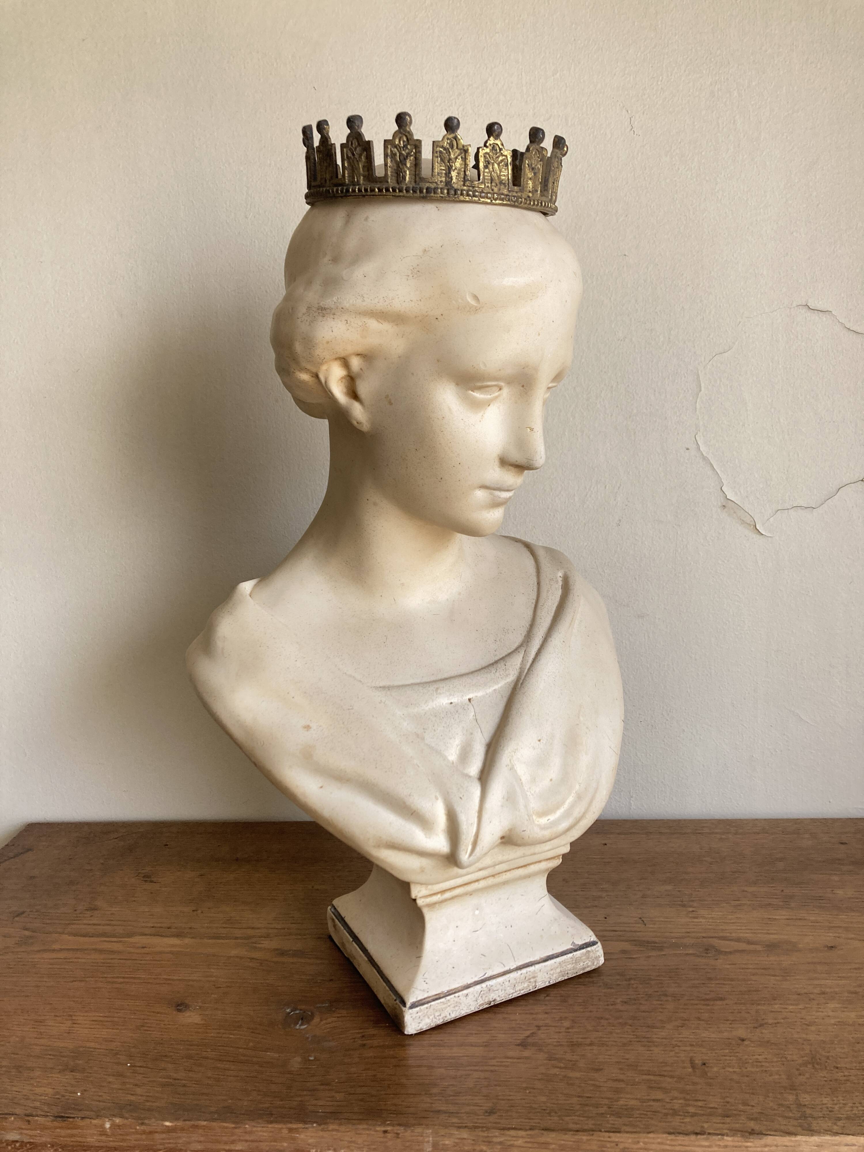 Plaster head known as Wicar, Renaissance Italy 17th century, Louvre Museum