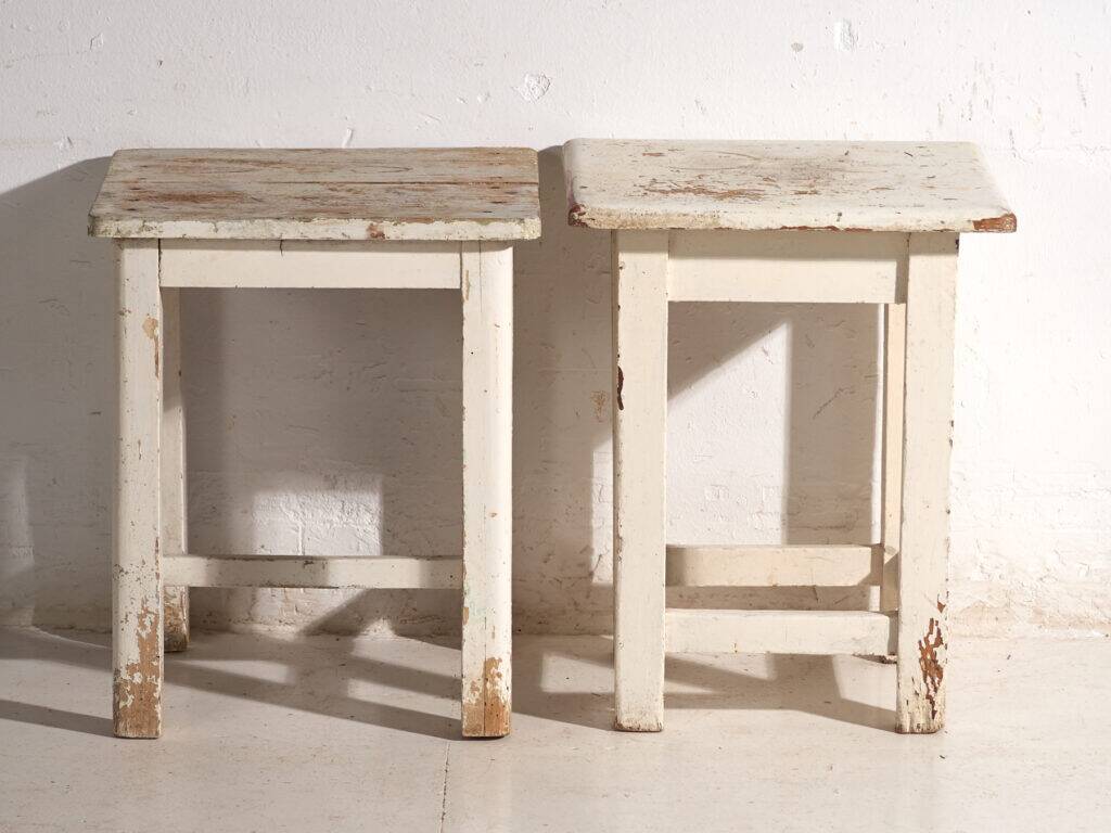 Antique pine bedside tables – Central Europe, circa 1940 #12