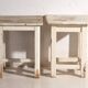 Antique pine bedside tables – Central Europe, circa 1940 #12