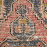 4x8 Pale Red Oriental Vintage Rug, 132x260Cm
