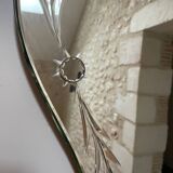 1950s beveled mirror