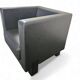 4 x Black Leather Poltrona Frau Moji Armchairs / sofa by Shigeru Uchida