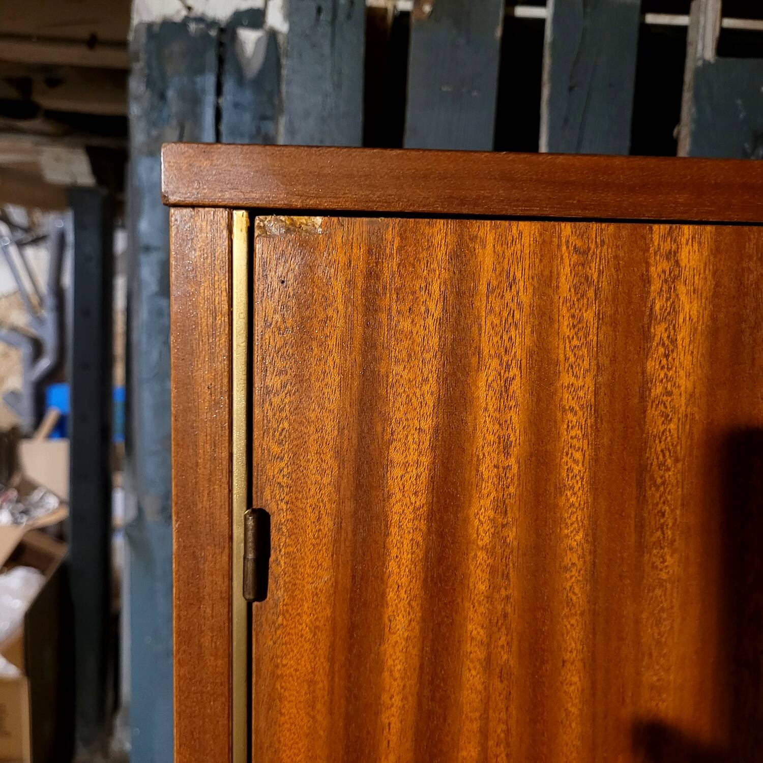 Armoire 60's placage teck