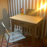 Solid wood desk, 1 drawer