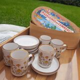 Coffee cups and saucers