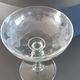 Set of 5 champagne glasses in crystal engraved early twentieth century
