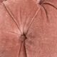 Round pouf pink velvet