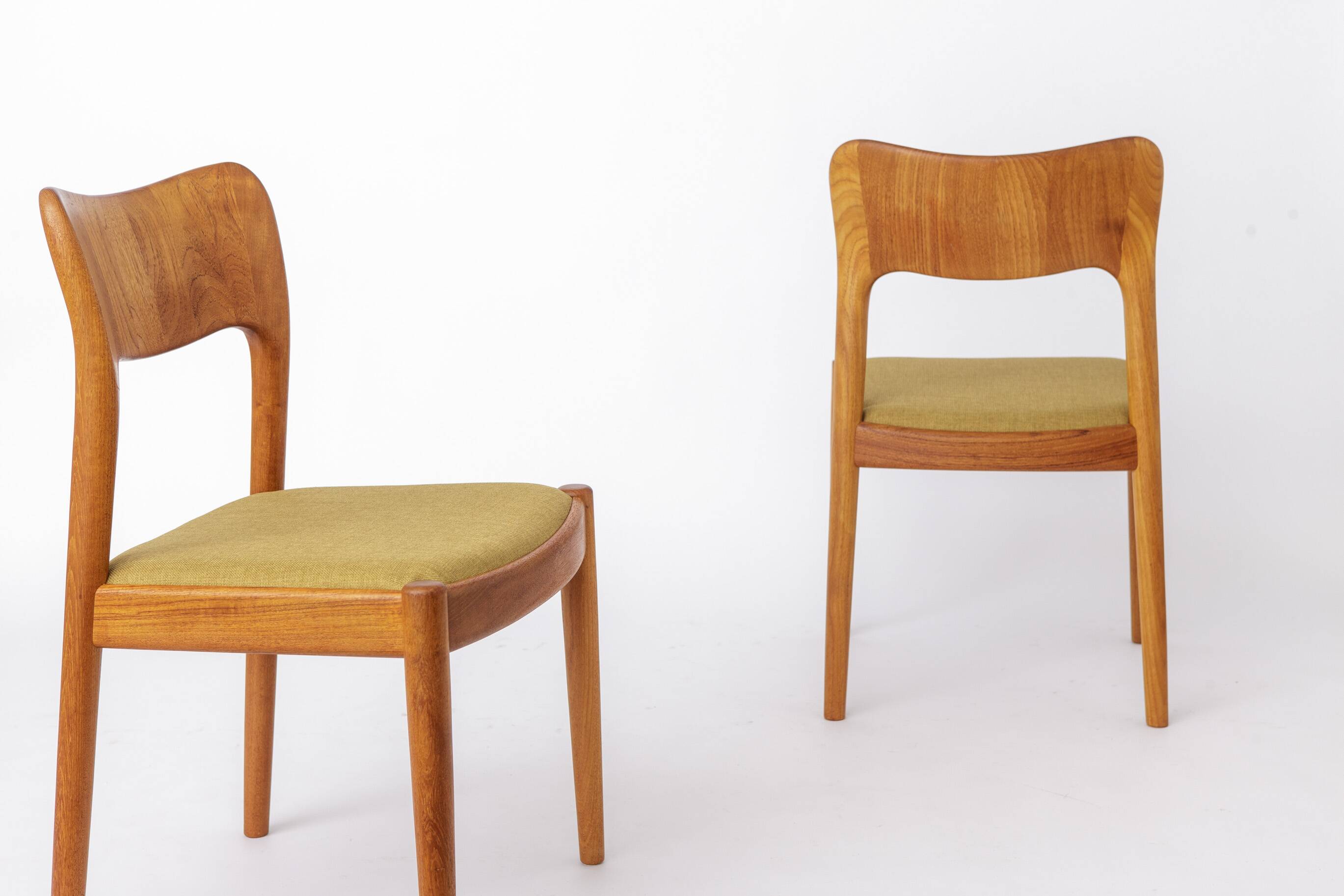 Set of 4 Niels Koefoed Ole Chairs | 1970s Denmark | Vintage Danish Teak