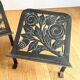 Art Deco hairdresser footrest pair