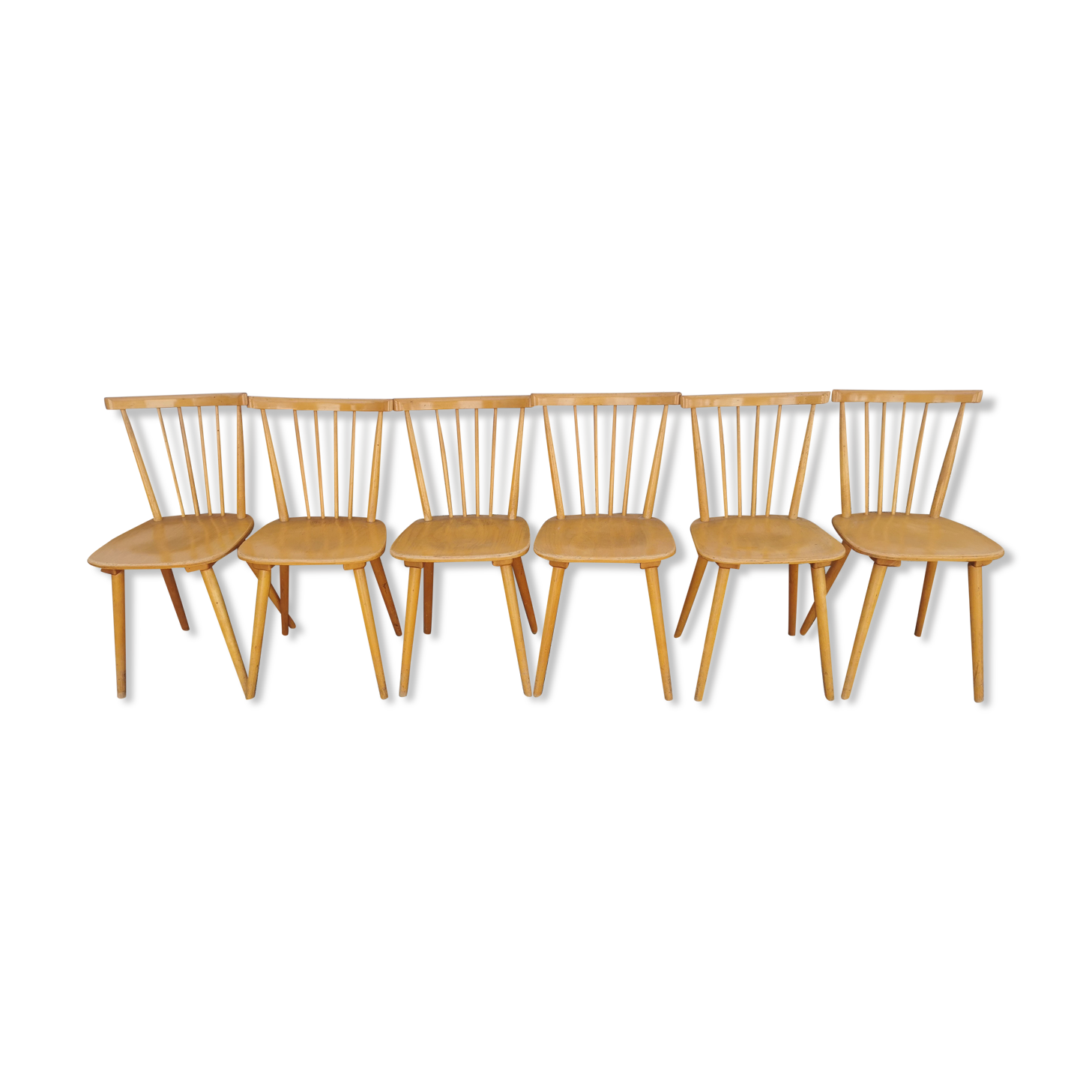 Bistro chair year 50 60 lot of six