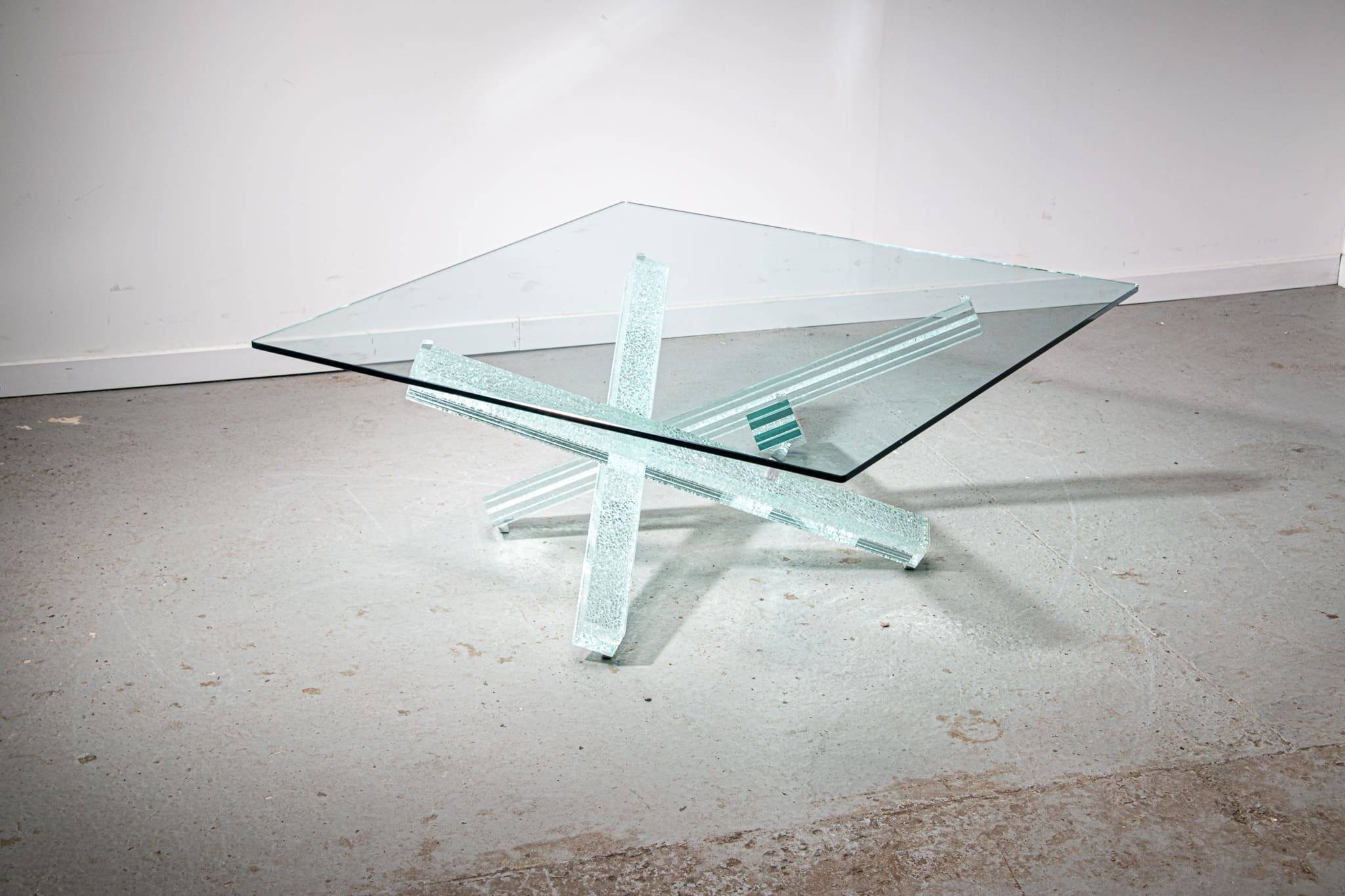 Table basse Mikado conçue par Maurice Barilone pour Roche Bobois