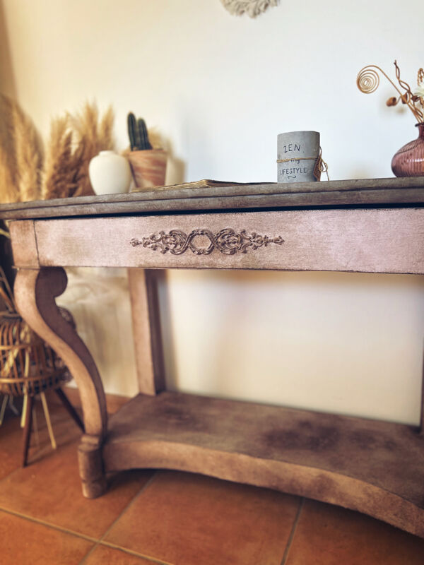 Console shabby chic patine toscane