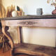 Console shabby chic Tuscan patina
