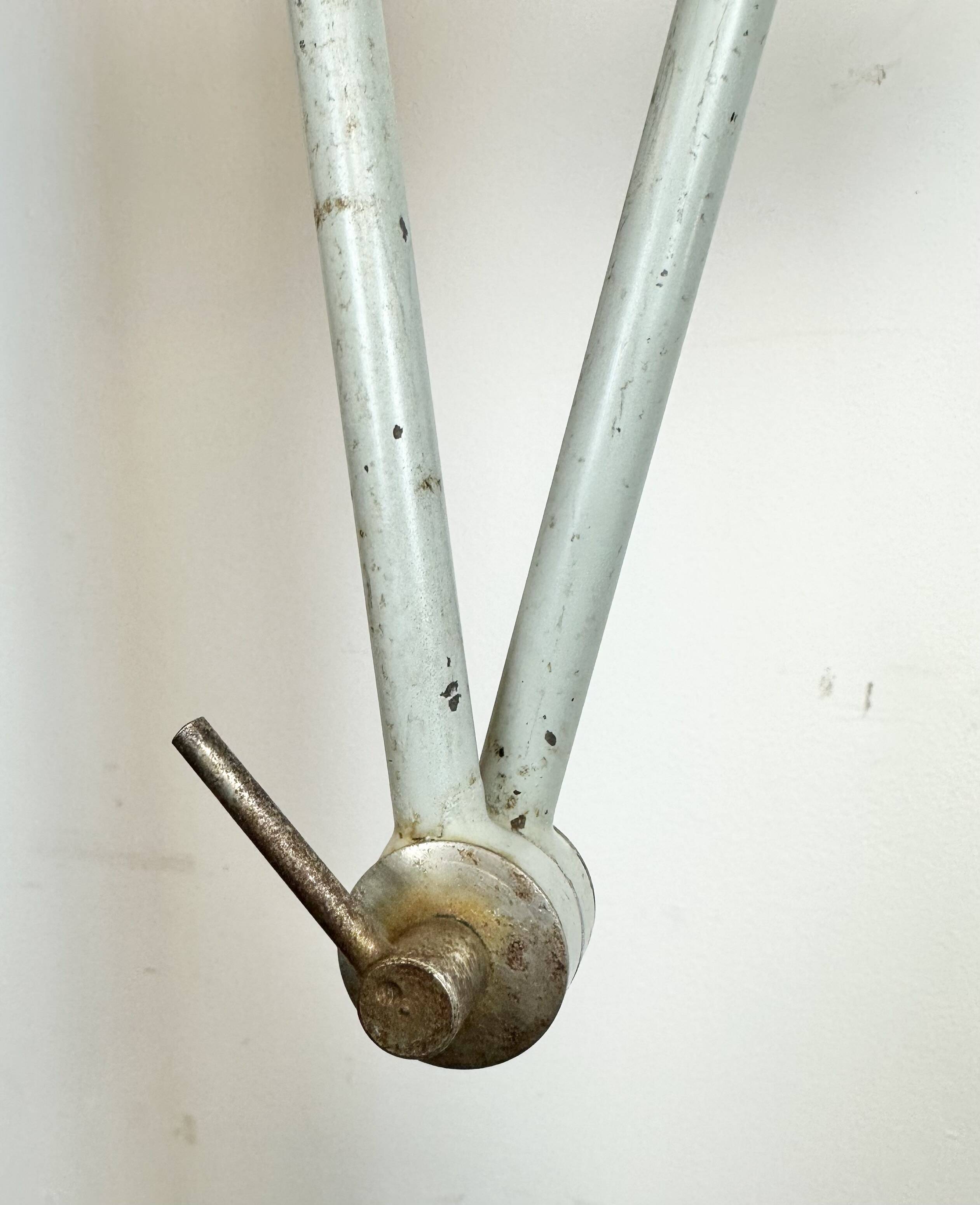 Grey Industrial Wall Lamp from Elektrosvit, 1970s