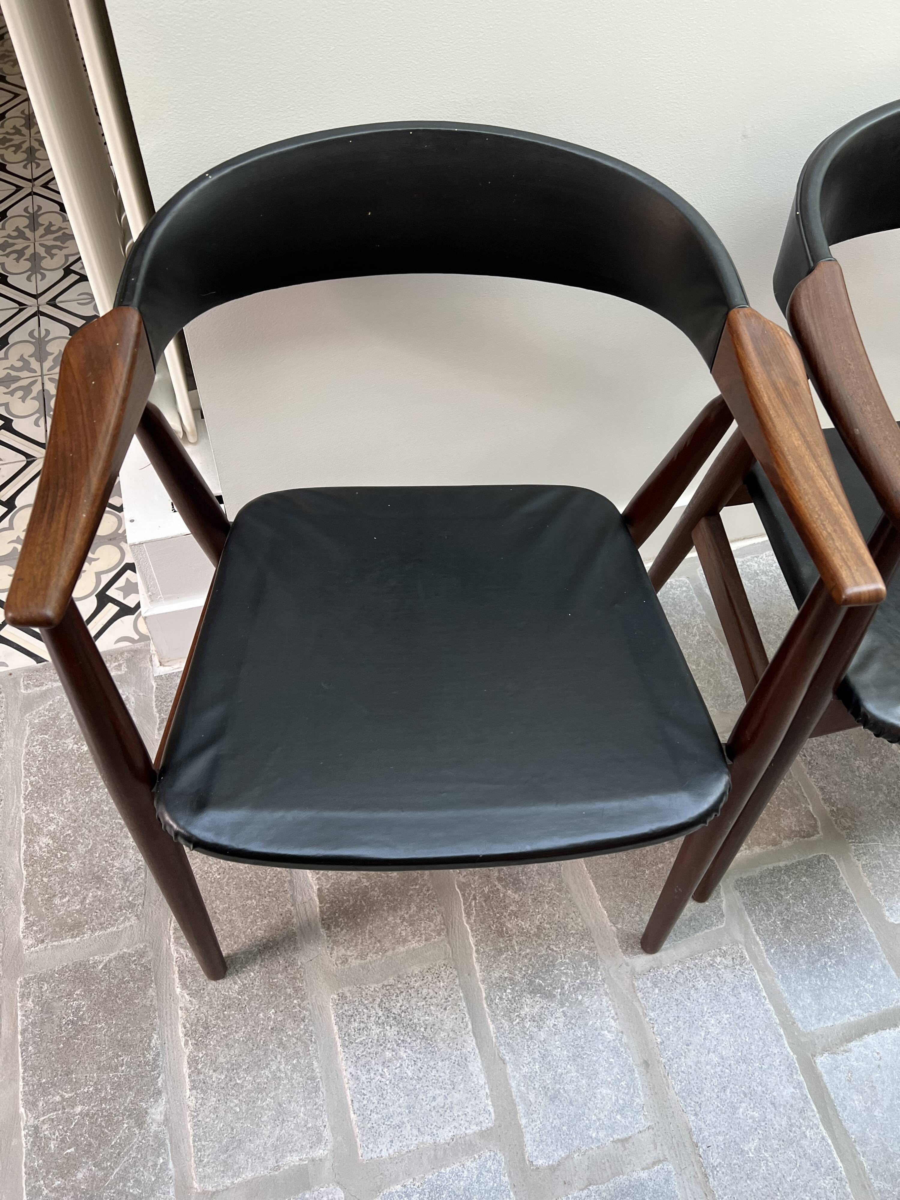 Set of 3 armchairs 213 Th. Harlev