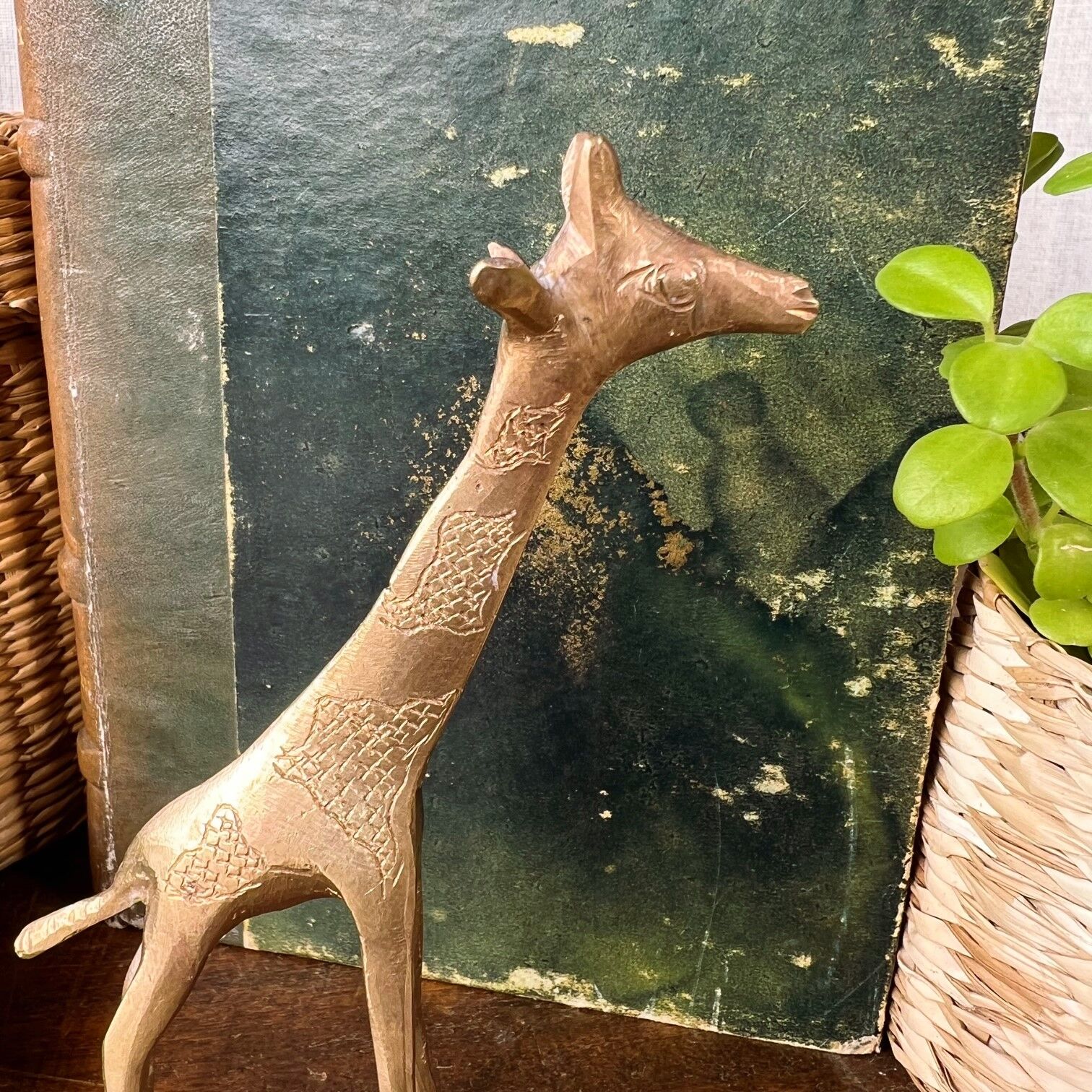 Brass giraffe